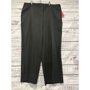 NWT Vince Camuto Black Loose Fit Dress Pants Women's Size 18W‎ Black